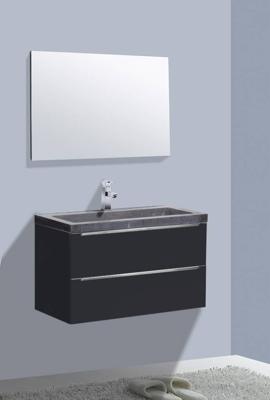 Badmeubel Senza Stone 80 Hoogglans Antraciet