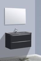 Badmeubel Senza Stone 80 Hoogglans Antraciet