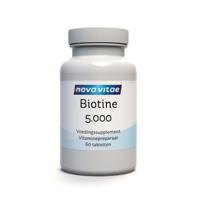 Nova Vitae Biotine 5000mcg 60 Tabletten