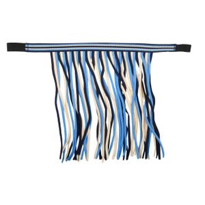 Pagony Stripe vliegenfrontriem blauw maat:pony