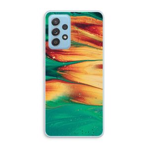 Green Inferno: Samsung Galaxy A73 Transparant Hoesje