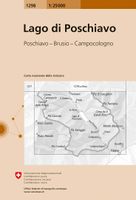 Wandelkaart - Topografische kaart 1298 Lago di Poschiavo | Swisstopo - thumbnail