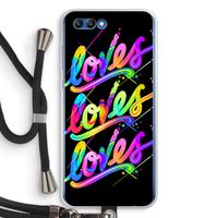 Loves: Honor 10 Transparant Hoesje met koord