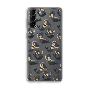 Zeemeermin: Samsung Galaxy S21 Plus Transparant Hoesje
