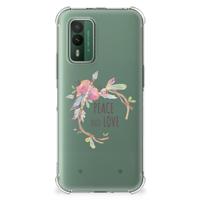 Nokia XR21 Stevig | Bumper Hoesje | Boho Text