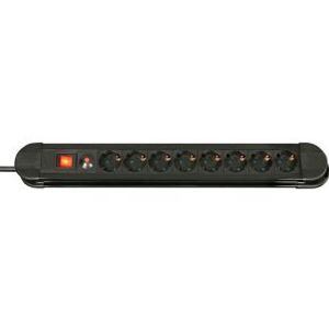 Lindy 73104 Binnen 8AC outlet(s) Zwart power uitbreiding