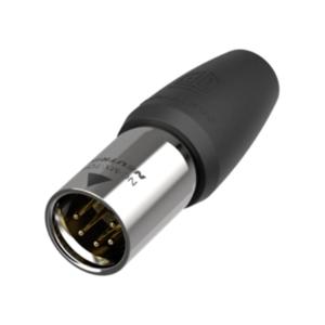 Neutrik NC5MX1-TOP-14 XLR-connector Stekker, recht Aantal polen: 5 Zwart 1 stuk(s)