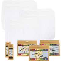 Creativ Company Groepsset schilder uw eigen placemats, afm 30x45 cm, lijndikte 2,3+3,6 mm, diverse kleuren, 30 stuk/ 1 doos