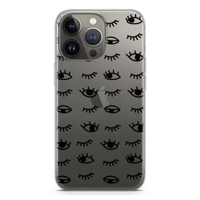 Eye pattern #2: iPhone 13 Pro Transparant Hoesje