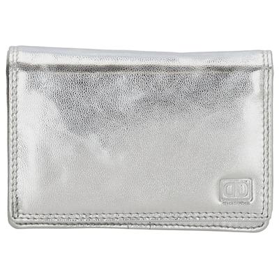 Double-D Overslag Portemonnee M RFID Zilver