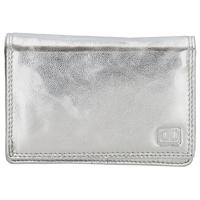 Double-D Overslag Portemonnee M RFID Zilver