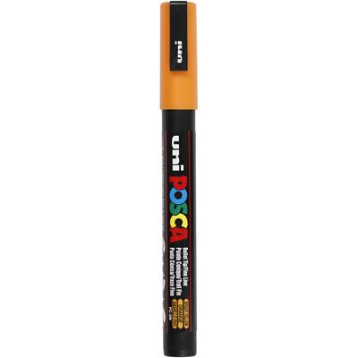 Uni-Posca Posca marker, afm pc-3m, lijndikte 0,9-1,3 mm, fijn, bright yellow, 1 stuk