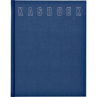 Kasboek 165x210mm 192blz 1 kolom blauw