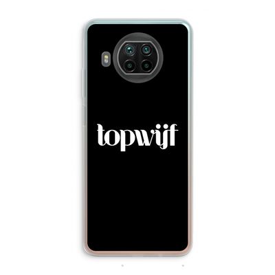 Topwijf Zwart: Xiaomi Mi 10T Lite 5G Transparant Hoesje