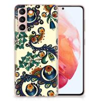 Siliconen Hoesje Samsung Galaxy S21 Barok Flower Siliconen Hoesje Samsung Galaxy S21 Barok Flower