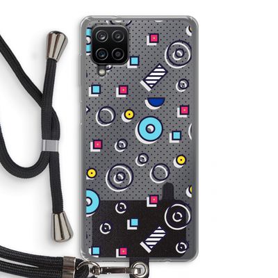 8-bit N°9: Samsung Galaxy A12 Transparant Hoesje met koord