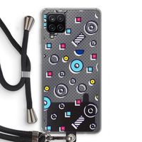 8-bit N°9: Samsung Galaxy A12 Transparant Hoesje met koord