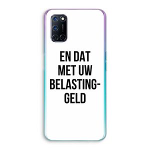 Belastinggeld: Oppo A52 Transparant Hoesje