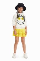 Minirok met broderie anglaise - YELLOW - 7/8