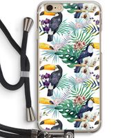 Tukans: iPhone 6 / 6S Transparant Hoesje met koord