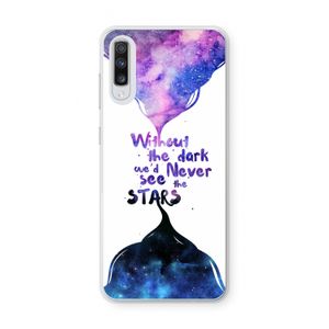 Stars quote: Samsung Galaxy A70 Transparant Hoesje