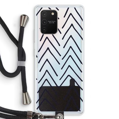 Marrakech Arrows: Samsung Galaxy S10 Lite Transparant Hoesje met koord