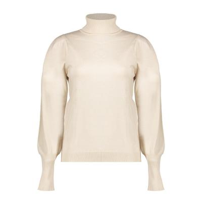 Geisha Pullover Col Pleated Shoulders 54533-14 Trui 10 Off-white