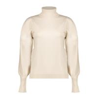Geisha Pullover Col Pleated Shoulders 54533-14 Trui 10 Off-white
