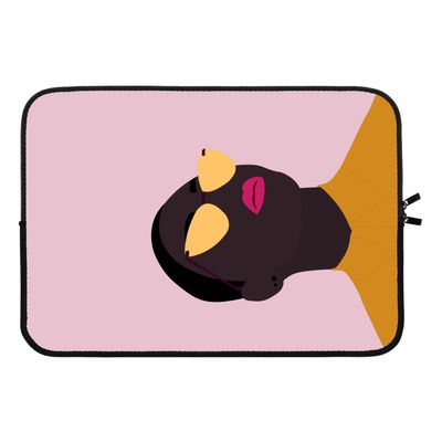 Yellow glasses: Laptop sleeve 13 inch