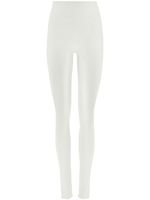 Ferragamo legging à détails de zips - Blanc