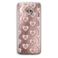 Chicks before dicks: Motorola Moto G6 Transparant Hoesje