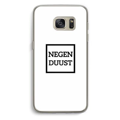 Negenduust vierkant: Samsung Galaxy S7 Transparant Hoesje