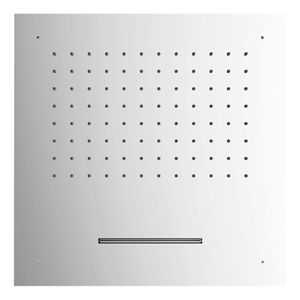 Hoofddouche Tres Loft | 50x50 cm | Met waterval | Vierkant | Chroom