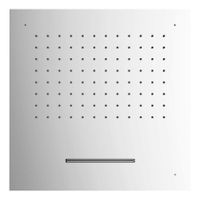 Hoofddouche Tres Loft | 50x50 cm | Met waterval | Vierkant | Chroom Hoofddouche Tres Loft | 50x50 cm | Met waterval | Vierkant | Chroom