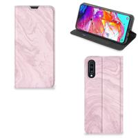 Samsung Galaxy A70 | Standcase | Marble Pink - Origineel Cadeau Vriendin