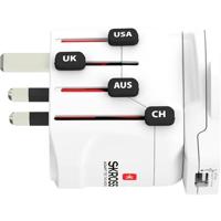 Skross 1.302539 Reisstekker Pro World & USB