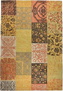 Patchwork Vloerkleed Okergeel Mogan, 160x240