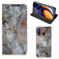 Samsung Galaxy A60 | Standcase | Marmer Grijs