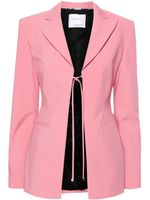 Blumarine blazer à taille ceinturée - Rose - thumbnail