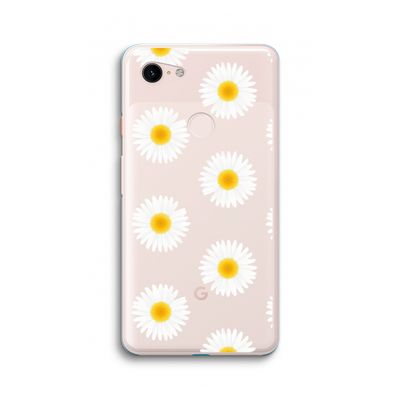 Margrietjes: Google Pixel 3 XL Transparant Hoesje
