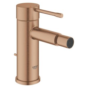 Grohe Bidetkraan Essence New 1-gats Small met Waste met 28 mm Cartouche Brushed Warm Sunset