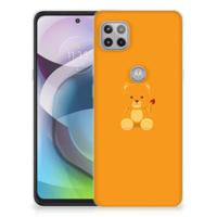 Motorola Moto G 5G Telefoonhoesje met Naam Baby Beer