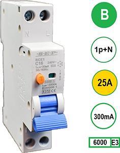 Aardlekautomaat 25A B kar 300mA 2P SEP - 4518108
