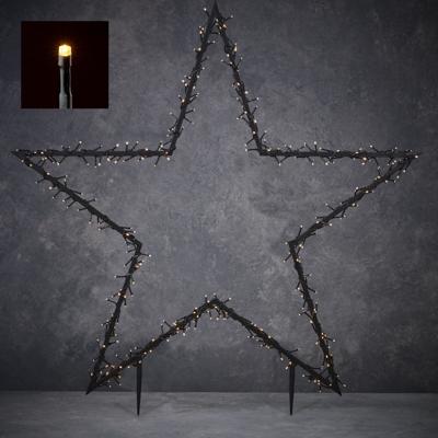 Garden d'light star garden stake 350 led warm white 8 function controller and timer -l121h135cm - Luca
