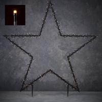 Garden d'light star garden stake 350 led warm white 8 function controller and timer -l121h135cm - Luca
