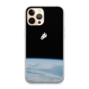Alone in Space: iPhone 13 Pro Max Transparant Hoesje