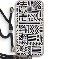 Marrakech print: Samsung Galaxy J3 (2016) Transparant Hoesje met koord