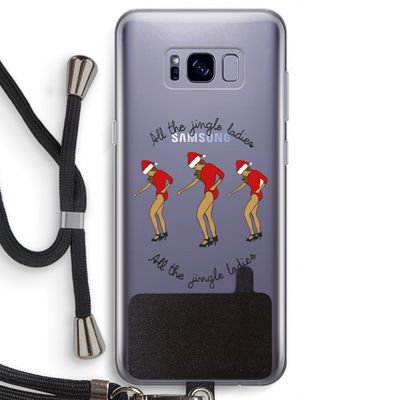 Jingle Ladies: Samsung Galaxy S8 Transparant Hoesje met koord