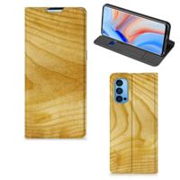 OPPO Reno4 Pro 5G Book | Wallet Case | Licht Hout