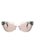 TOM FORD Eyewear lunettes de soleil Winona à monture papillon - Rose